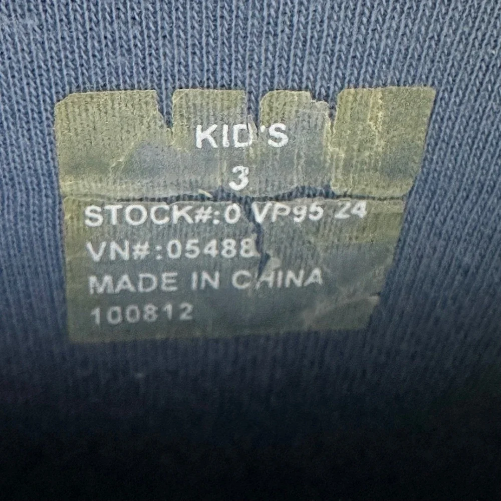 L.L.Bean Kids Navy‎ Blue Rain Boots with Handles Size 3 Childrens